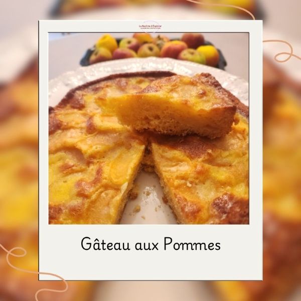 gâteau aux pommes et beurre salé 600