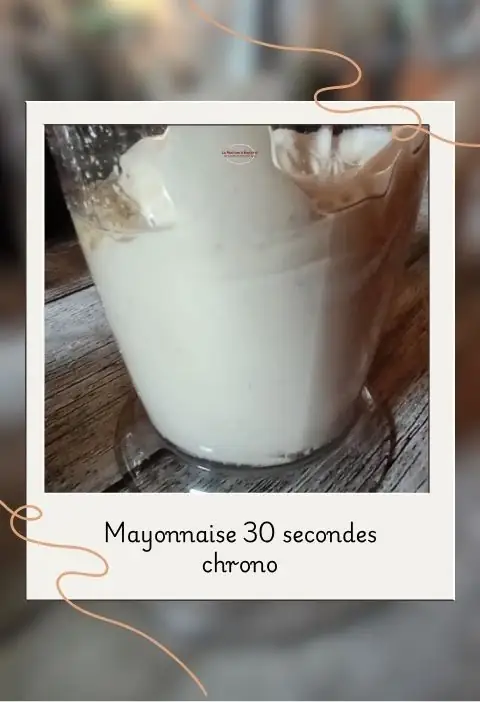 mayonnaise 30 secondes chrono 480 702