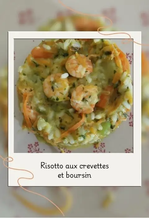 risotto aux crevettes et boursin 480x702