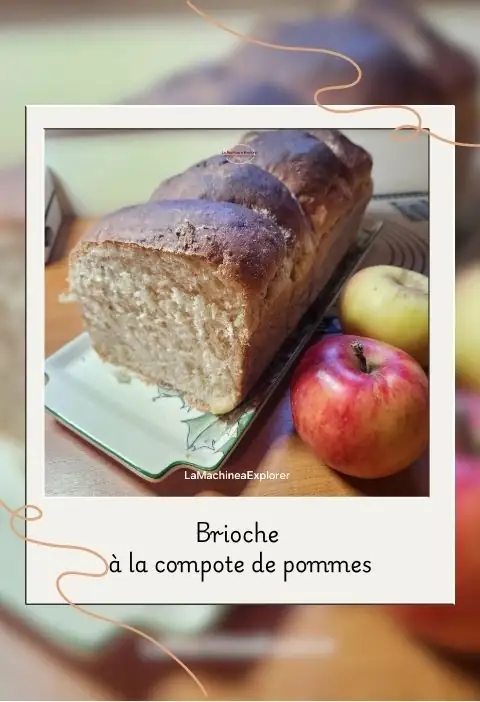 brioche à la compote de pommes