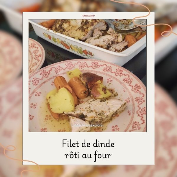 filet de dinde dans assiette