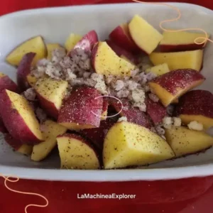 Boudin blanc aux pommes de terre pommes de terre avant cuisson