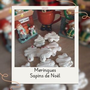 Meringues sapin de noël