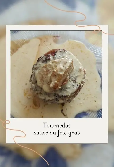 Tournedos sauce au foie gras