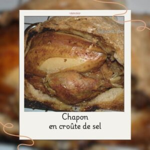 Chapon en croûte de sel