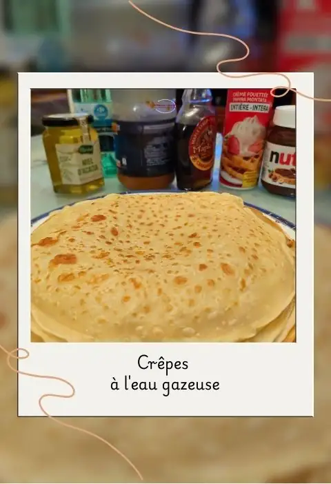 Crêpes à l'eau gazeuse
