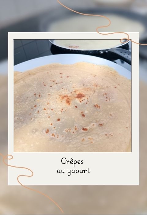 crêpes au yaourt
