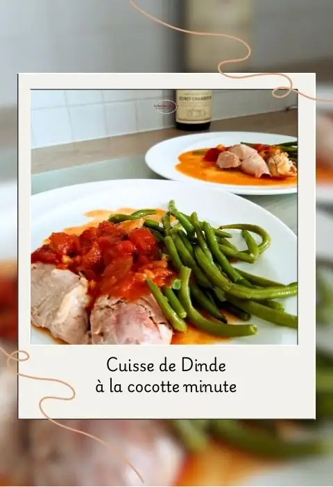 Cuisse de dinde cocotte minute