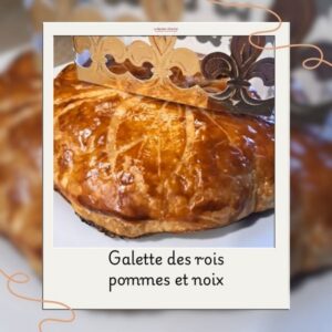 Galette des rois Pommes Noix Galette de rois aux pommes et aux noix