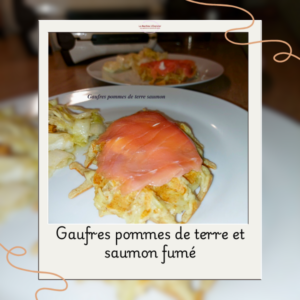 Gaufres pommes de terre saumon fumé gaufres pommes de terre et saumon fumé