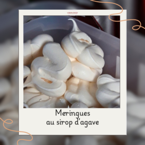 meringues au sirop d'agave