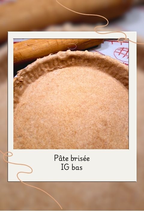 pâte à tarte ig bas