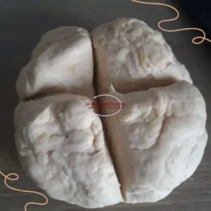 Pâte feuilletée pur beurre_Préparation de la détrempe