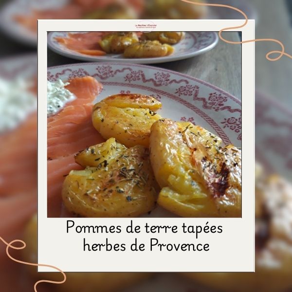 pommes de terre tapées herbes de provence