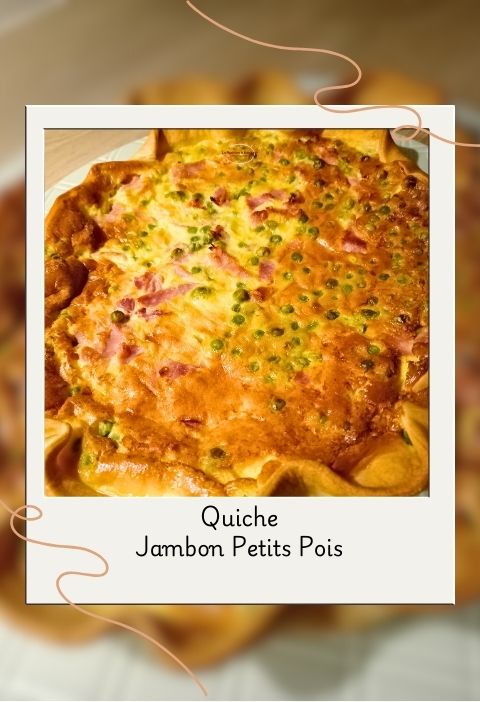 quiche jambon petits pois
