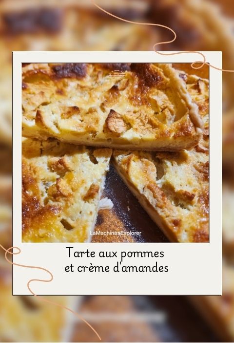 tarte aux pommes et crème d'amandes