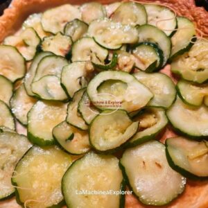 Tarte courgettes cabécou