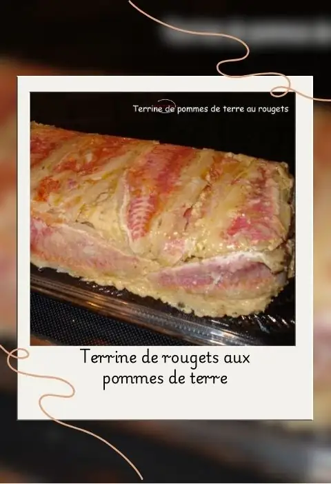 Terrine de rougets aux pommes de terre