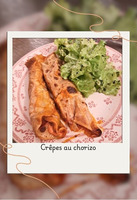 crêpes au chorizo