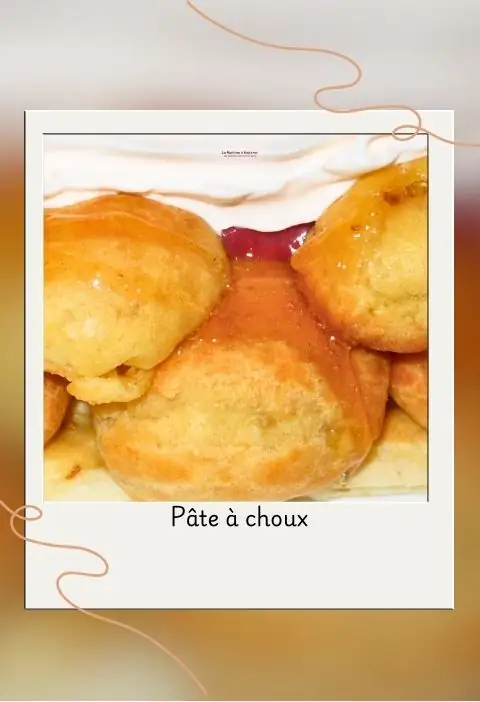 pâte à choux sucrée