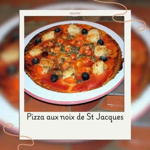 pizza aux noix de st jacques