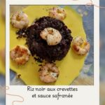 Risotto noir au poulet