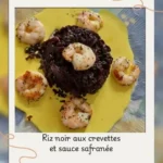 Risotto noir au poulet
