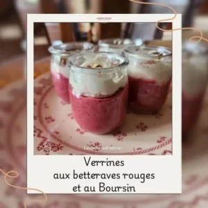 verrines betteraves boursin