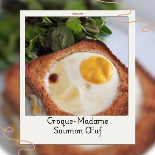 croque madame saumon Œuf