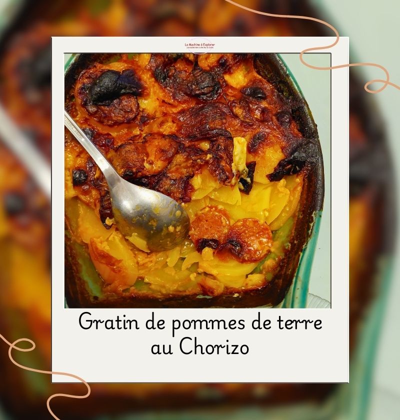 Gratin de pommes de terr au chorizo