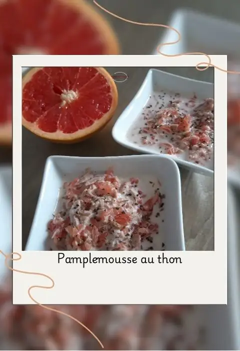 Pamplemousse au thon