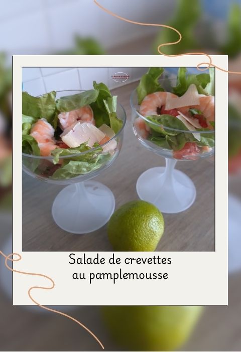 salade de crevettes au pamplemousse