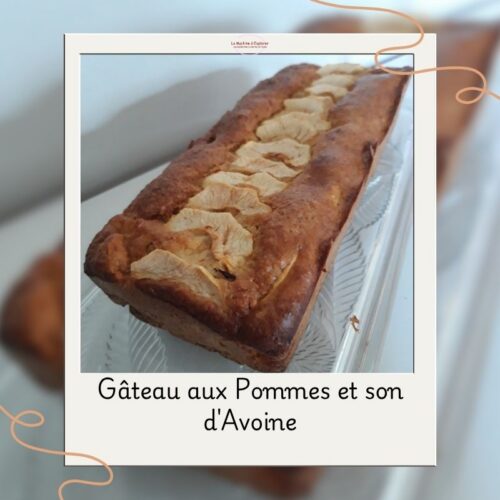 gâteau aux pommes et son d'avoine