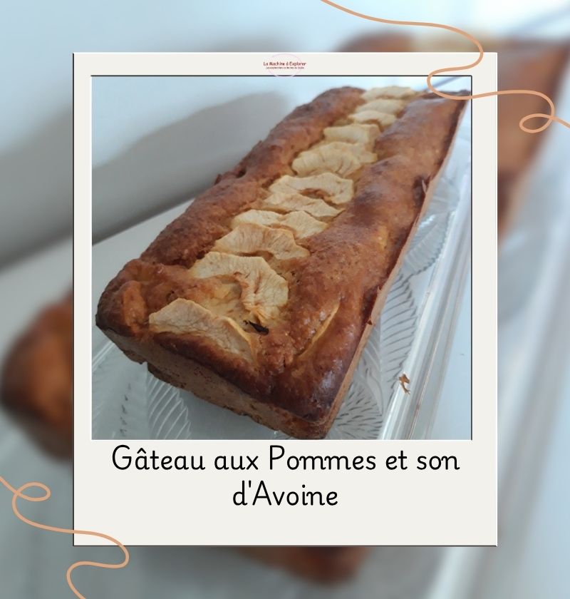 gâteau aux pommes et son d'avoine 