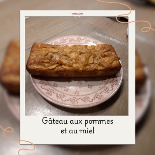 gâteau aux pommes et au miel
