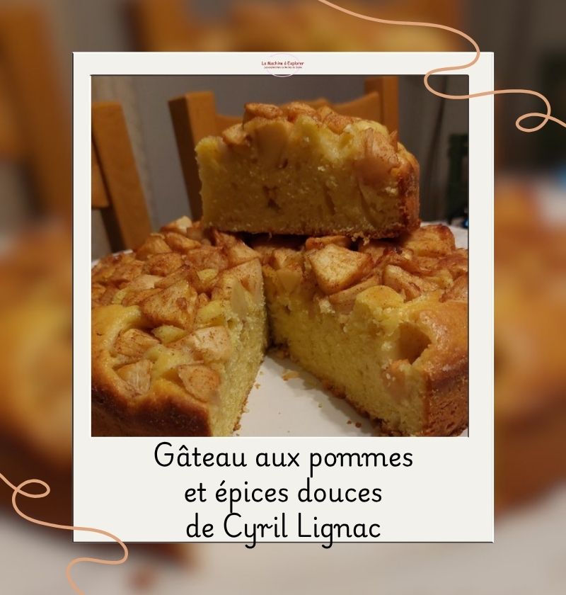 gâteau aux pommes et épices douces de cyril lignac (2)
