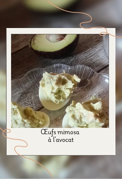 Œufs mimosa à l’avocat 480x702