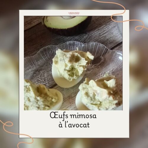 Œufs mimosa à l’avocat