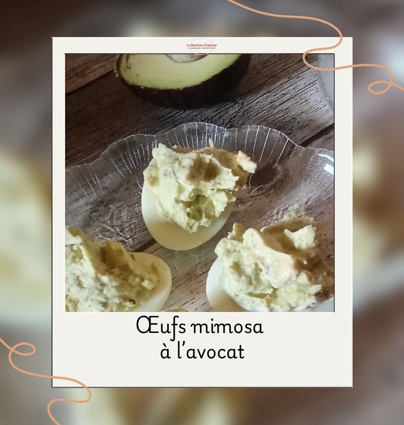 Œufs mimosa à l’avocat