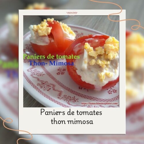 paniers de tomates thon mimosa