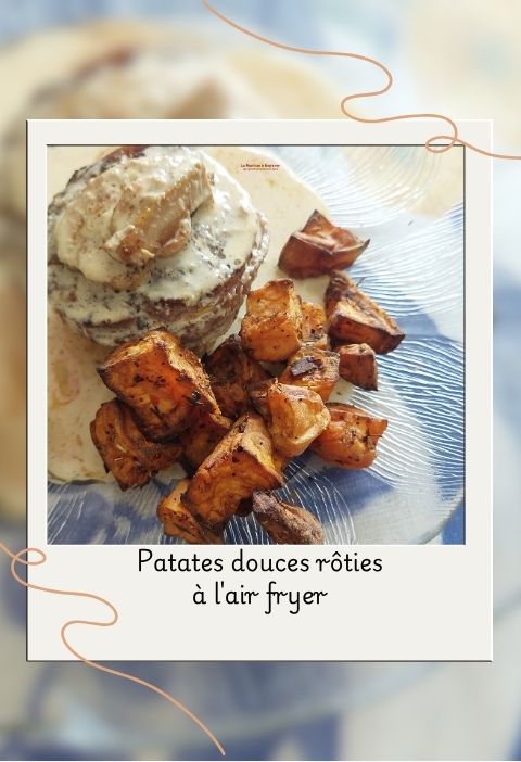 patates douces rôties à l'air fryer 480x702