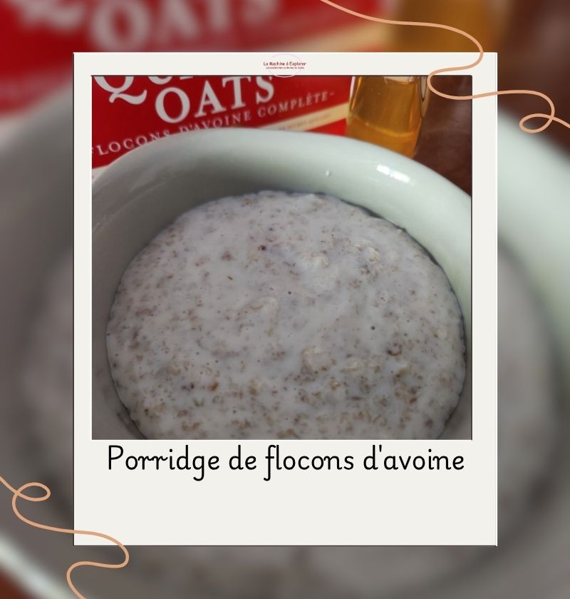 porridge de flocons d'avoine porridge de flocons d'avoine