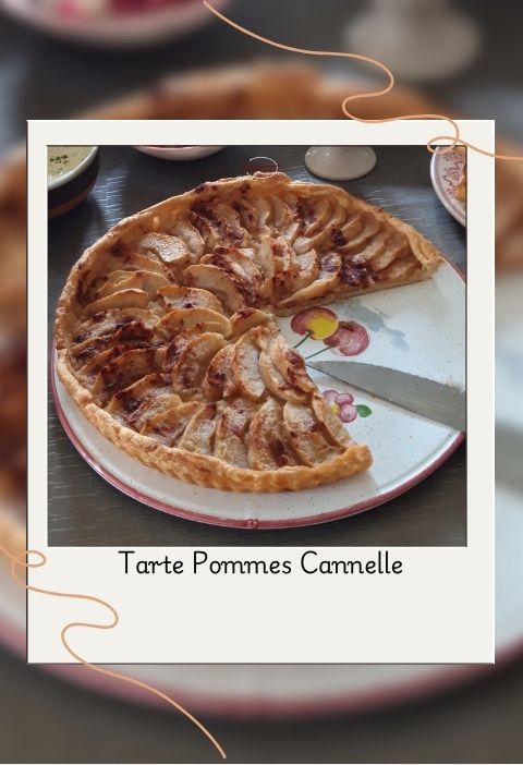 tarte pommes cannelle