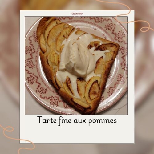 tarte fine aux pommes
