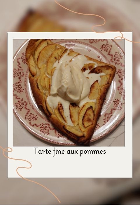 tarte fine aux pommes