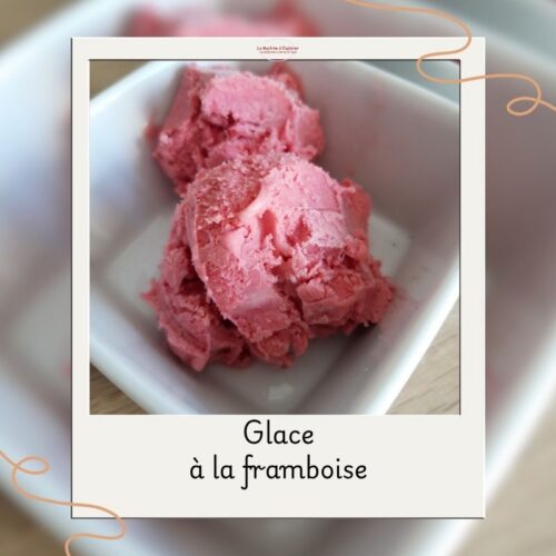 glace à la framboise