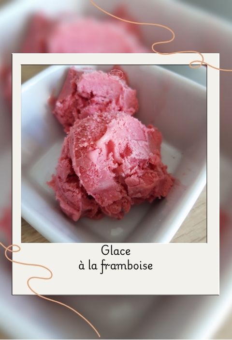 glace à la framboise