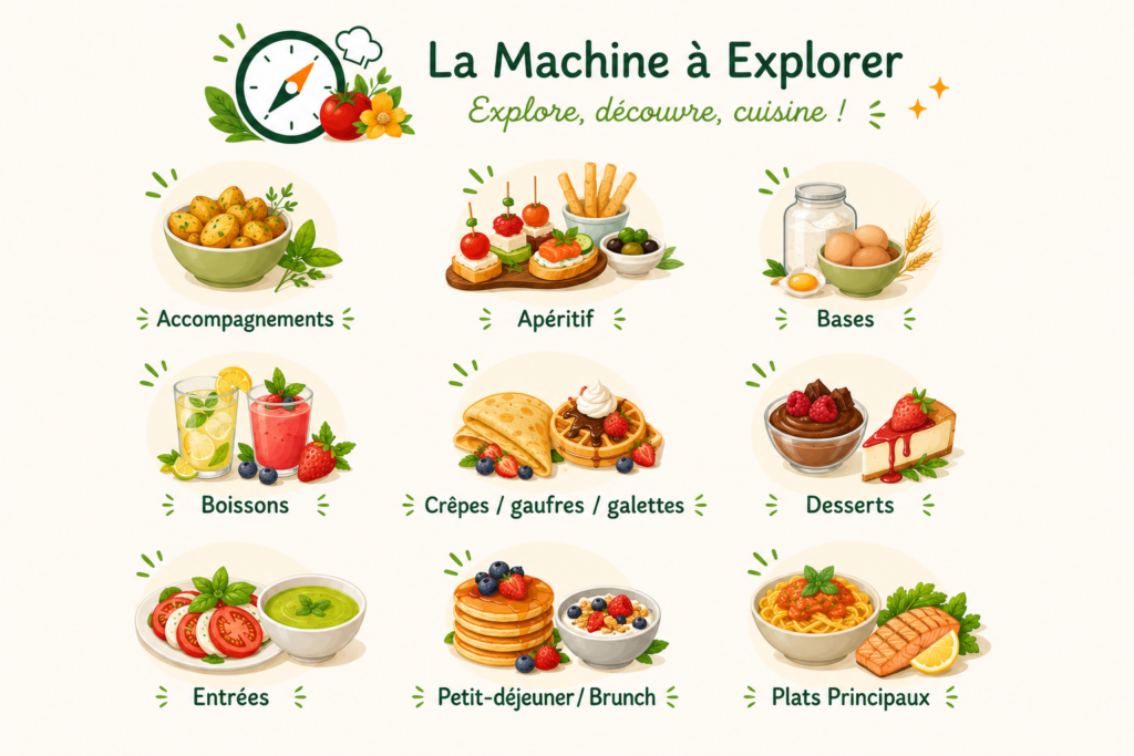 les catégories des recettes