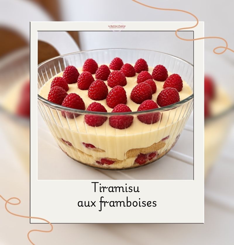 Tiramisu framboises