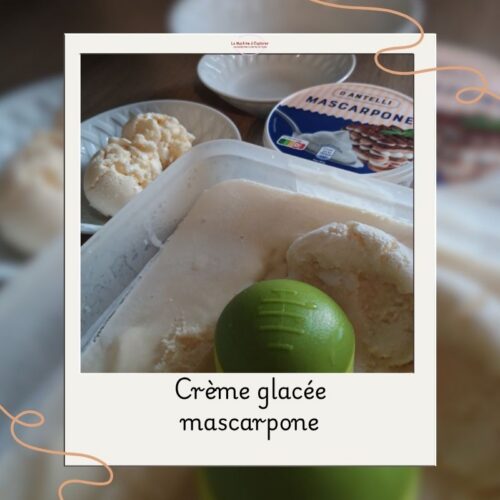 crème glacée mascarpone